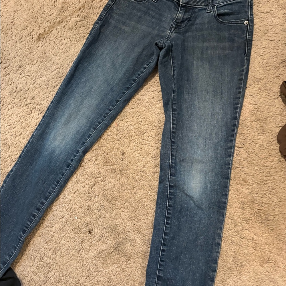 Old Navy Women's Straight Leg Blue Jeans